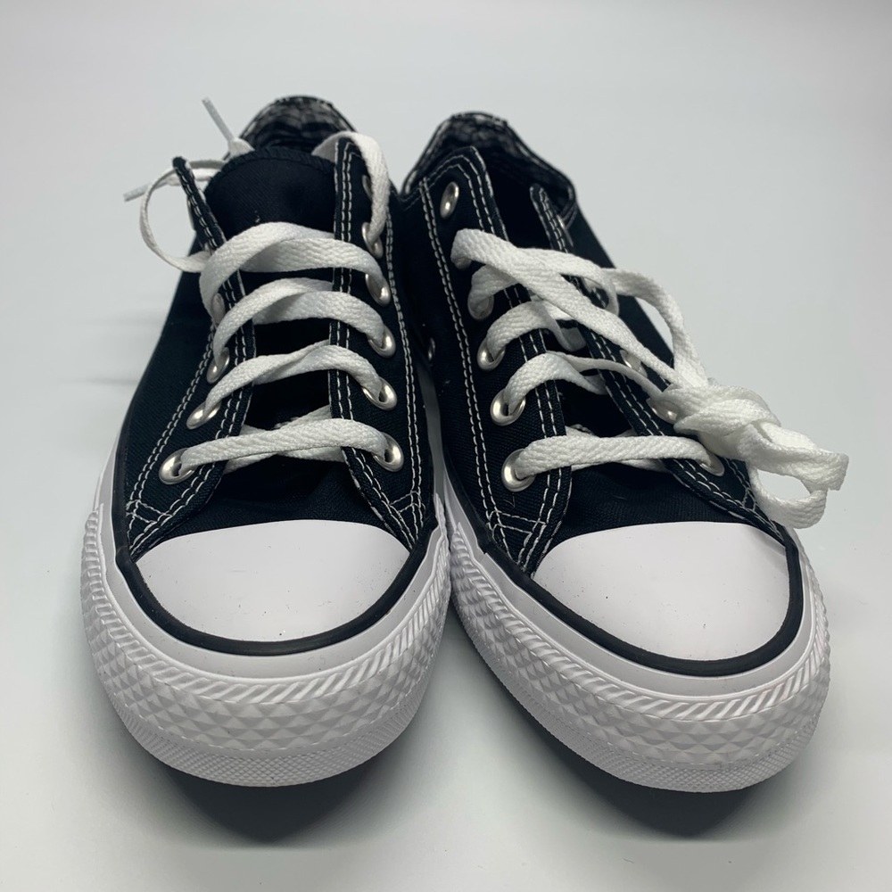 New Women Converse Chuck Taylor Double Tongue Low - Picture 2 of 9